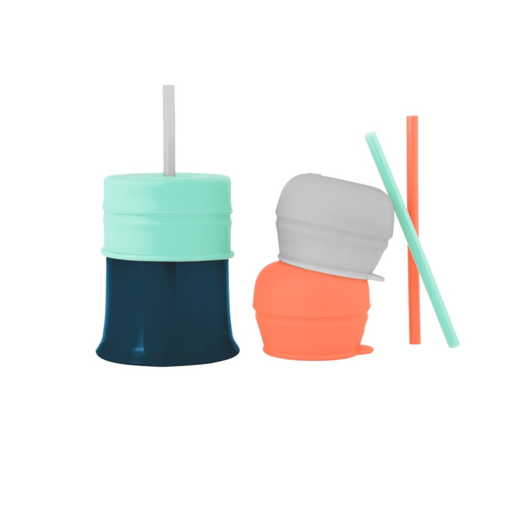 BOOM Snug Straw UNIVERSAL SILICONE STRAW LIDS NEW